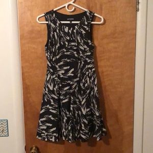 Black and white dress